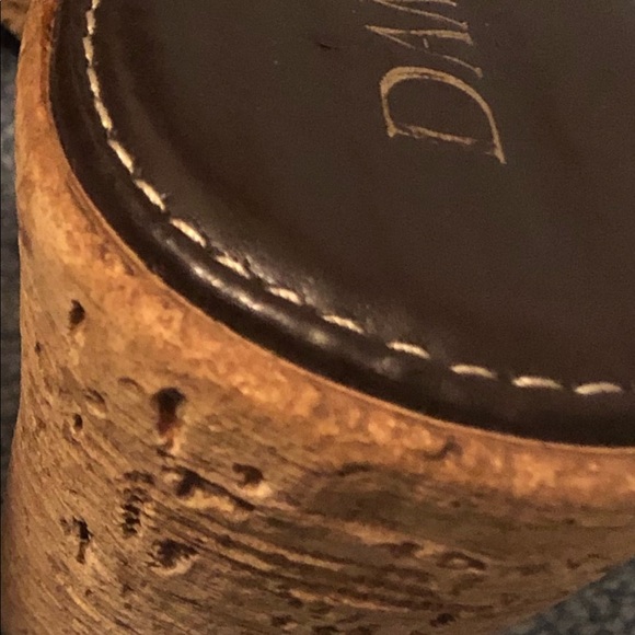 DAMANI CORK SANDALS , made in Italy, slip ons size 7, wedge cork - Picture 9 of 12